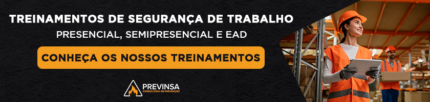 Treinamentos de segurança do trabalho